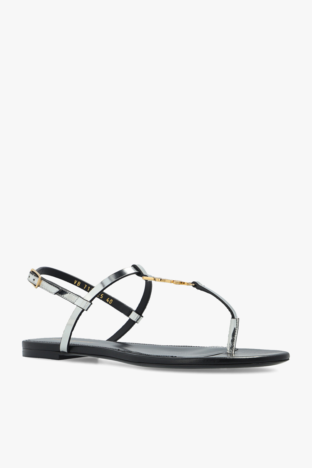 【SAINT LAURENT】CASSANDRE SANDALS●818108DWEDD1000 SAINT LAURENT - Cassandre sandals | Leam Roma - Luxury